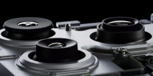 Close-up view of iPhone camera hardware showing telephoto lens engineering and internal components