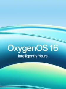 OxygenOS 16 banner representing the clean and fast Android 16-based software experience on the OnePlus 15 5G.