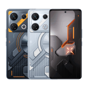 Infinix GT 10 Pro gaming smartphone with cyber mecha design and LED style back panel for gamers