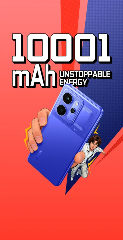 Realme Narzo Power 5G 10001mAh battery smartphone with unstoppable energy