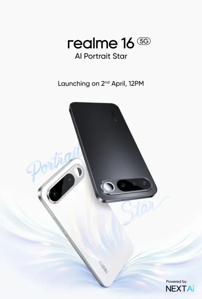 Realme 16 5G price in India and its launch date as on April 2 with AI portrait star design and next AI technology