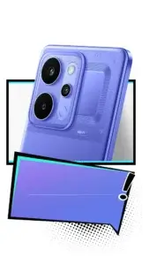 Realme Narzo Power 5G premium rear design in blue color with textured finish