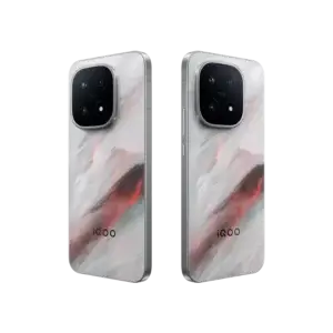 iQOO 15 Apex edition back design with red lava pattern and premium textured finish in different angles.